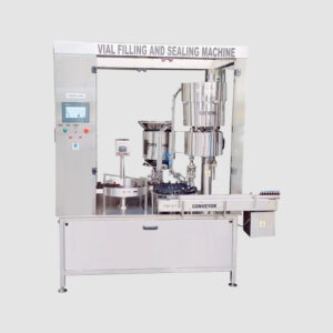Automatic Injectable Liquid Vial Filling And Stoppering Machine