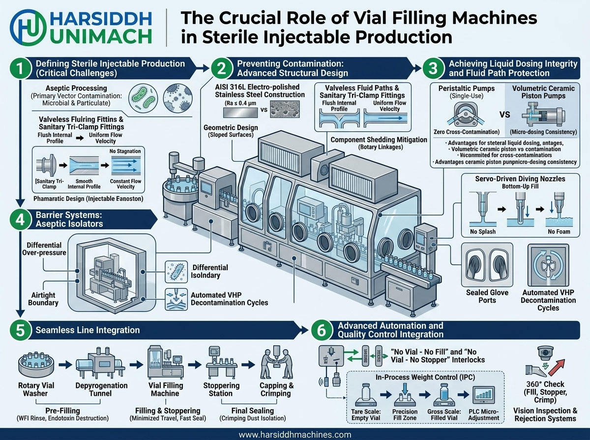 The Role of Vial Filling Machines in Sterile Injectable Production