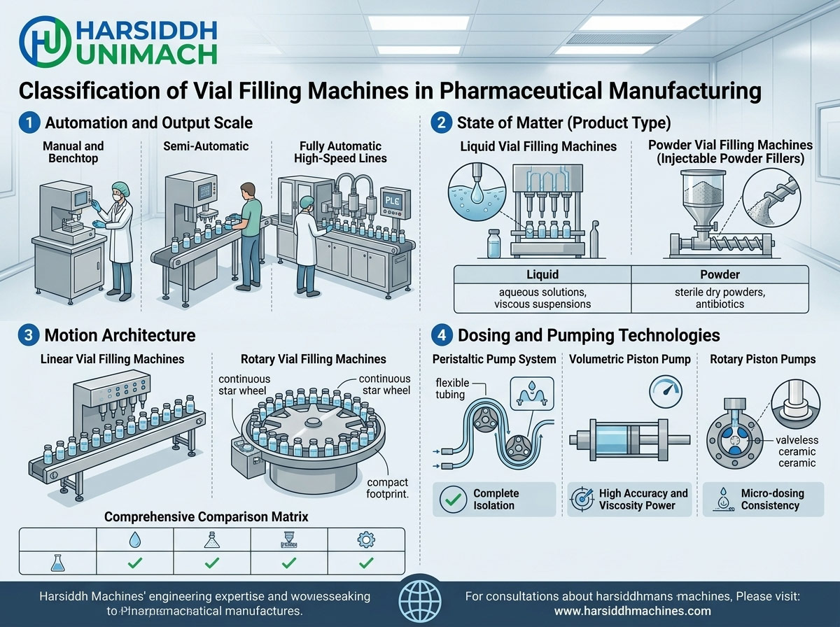 Types of Vial Filling Machines Used in Pharmaceutical Manufacturing